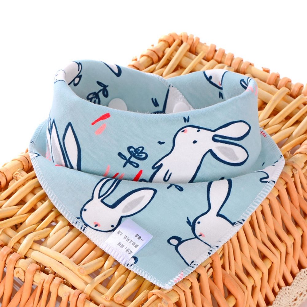 Dog Bandana Scarf - Waschbares weißes Kaninchen-Bär-Stirnband für große Hunde,