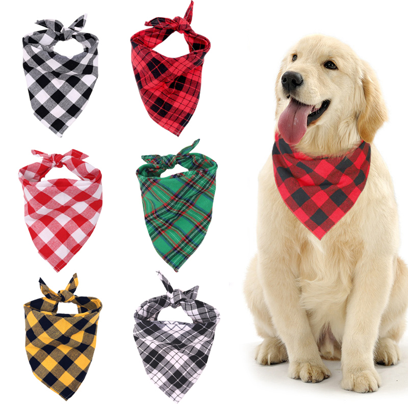 Dog Bandana Scarf - Weiche Baumwolle Haustier Hund Bandanas für