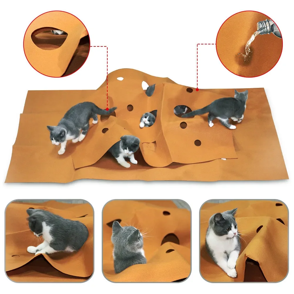 Cat Litter Mat - Katze Spielen Spiel Matte Haustier Spielzeug
