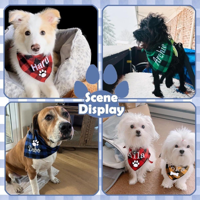 Besticktes Hunde-Bandana mit N – Dog Bandana Scarf Bewertung und Preis