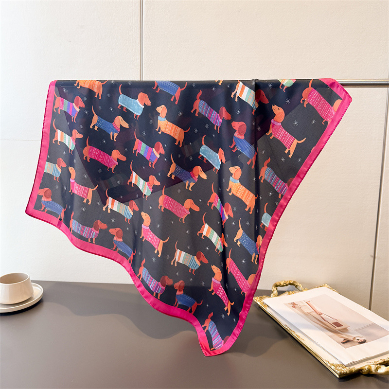 Quadratischer Schal aus Baumwo – Dog Bandana Scarf Bewertung und Preis