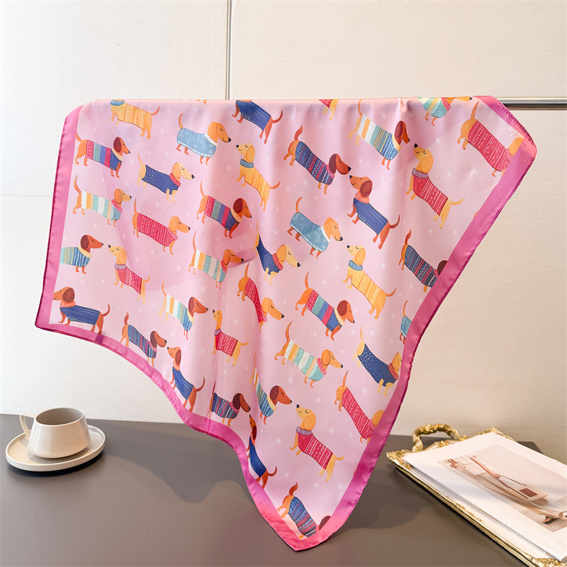 Quadratischer Schal aus Baumwo – Dog Bandana Scarf Bewertung und Preis